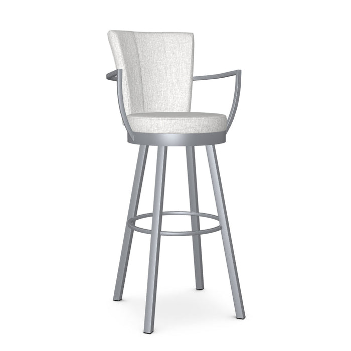 Cardin Swivel Spectator Stool - Upholstered