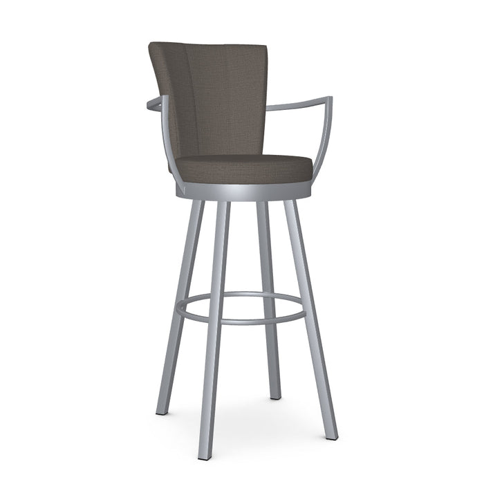 Cardin Swivel Spectator Stool - Upholstered