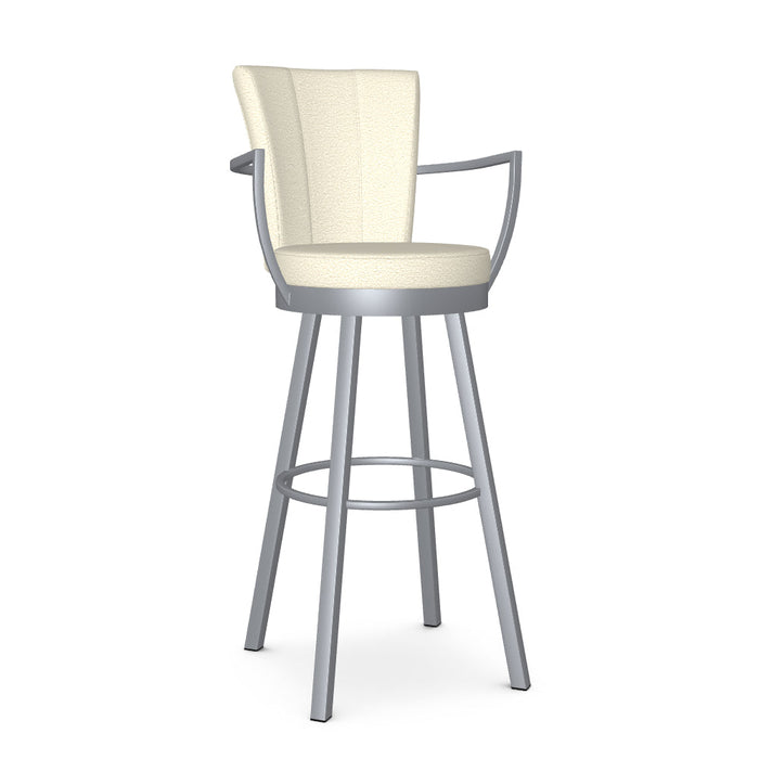 Cardin Swivel Spectator Stool - Upholstered
