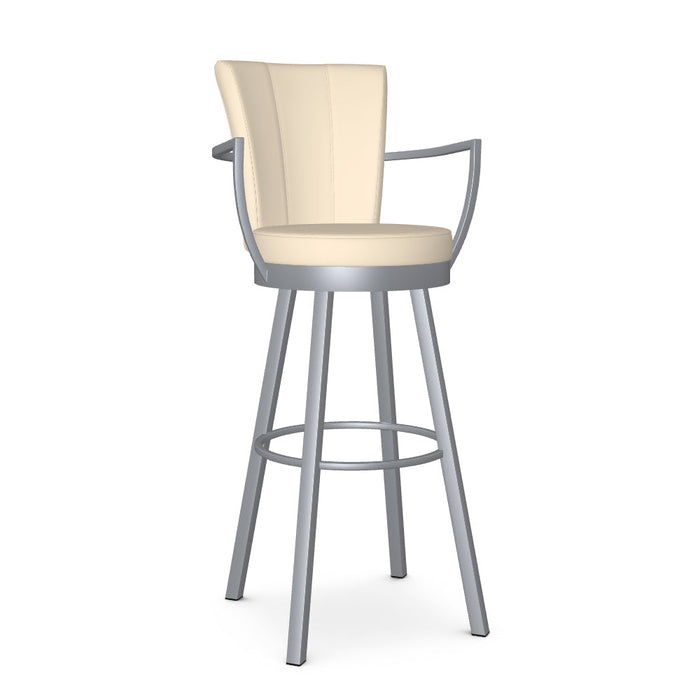Cardin Swivel Spectator Stool - Upholstered