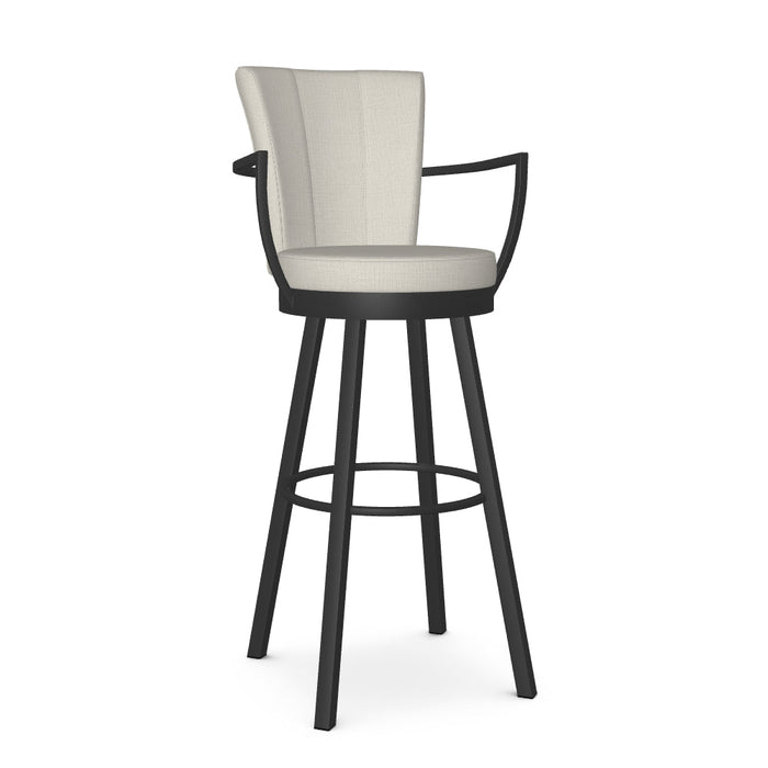 Cardin Swivel Spectator Stool - Upholstered