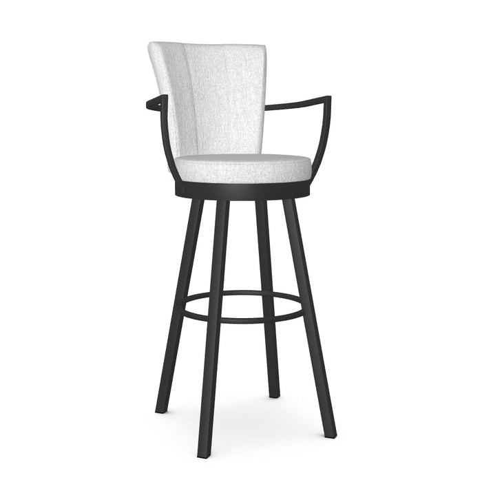Cardin Swivel Spectator Stool - Upholstered