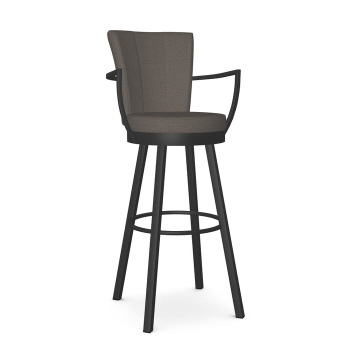 Cardin Swivel Spectator Stool - Upholstered