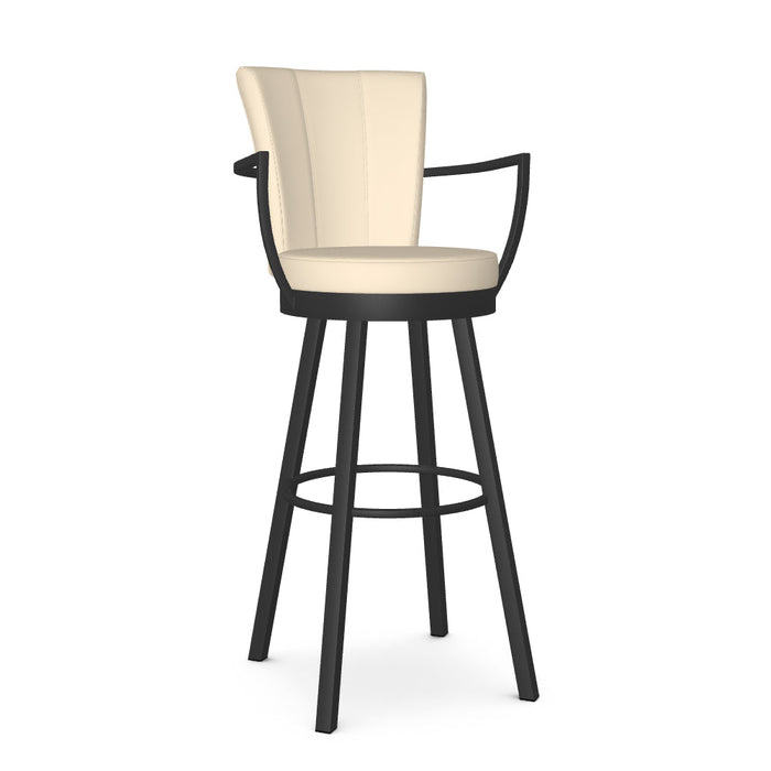 Cardin Swivel Spectator Stool - Upholstered