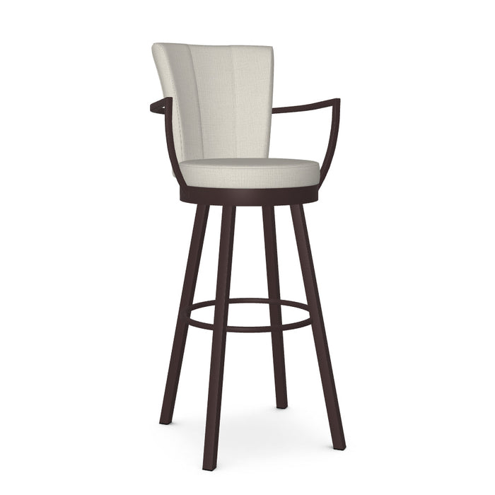 Cardin Swivel Spectator Stool - Upholstered