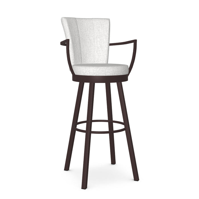 Cardin Swivel Spectator Stool - Upholstered