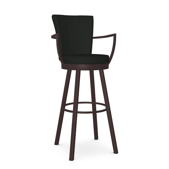 Cardin Swivel Spectator Stool - Upholstered