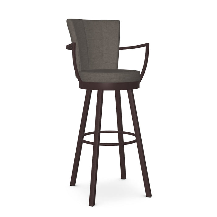 Cardin Swivel Spectator Stool - Upholstered