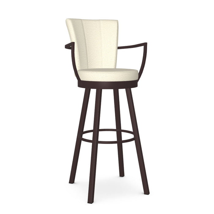 Cardin Swivel Spectator Stool - Upholstered