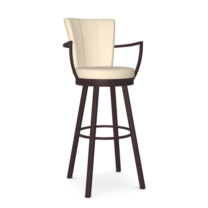 Cardin Swivel Spectator Stool - Upholstered