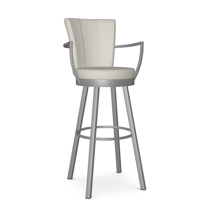 Cardin Swivel Spectator Stool - Upholstered