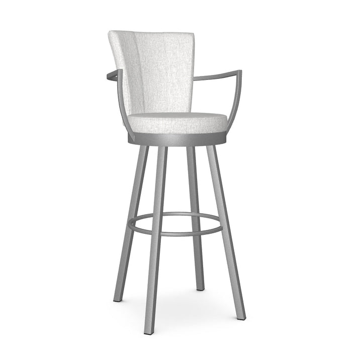 Cardin Swivel Spectator Stool - Upholstered