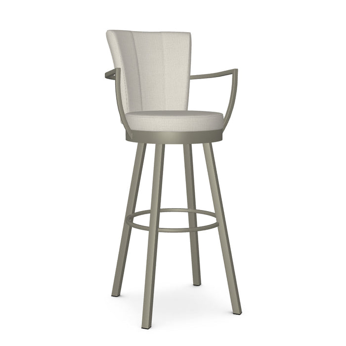 Cardin Swivel Spectator Stool - Upholstered