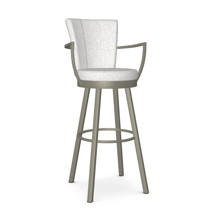 Cardin Swivel Spectator Stool - Upholstered