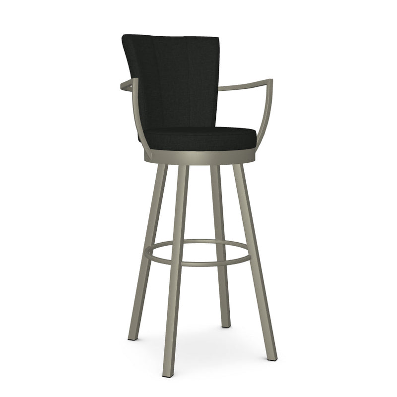 Cardin Swivel Spectator Stool - Upholstered