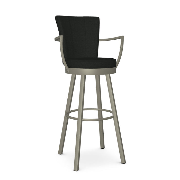 Cardin Swivel Spectator Stool - Upholstered