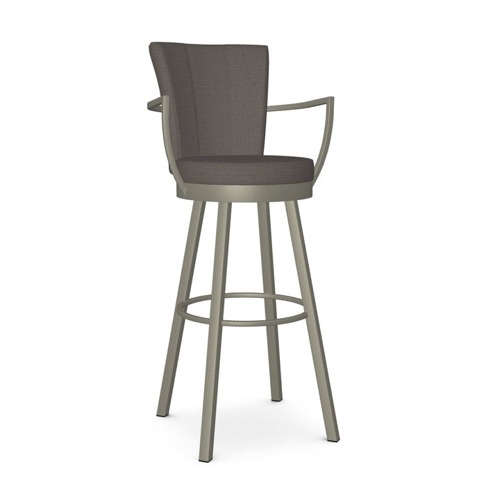 Cardin Swivel Spectator Stool - Upholstered