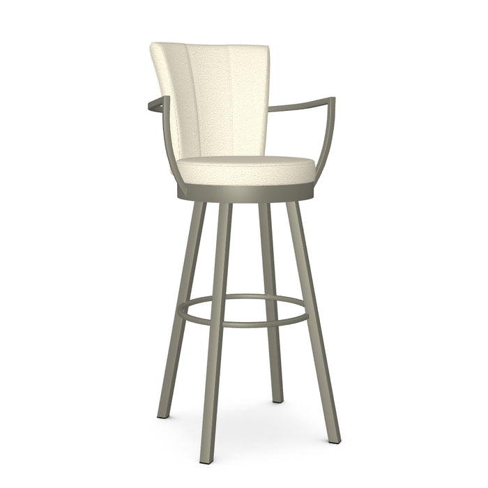 Cardin Swivel Spectator Stool - Upholstered