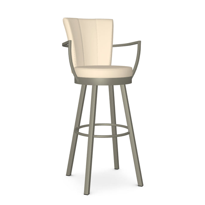 Cardin Swivel Spectator Stool - Upholstered