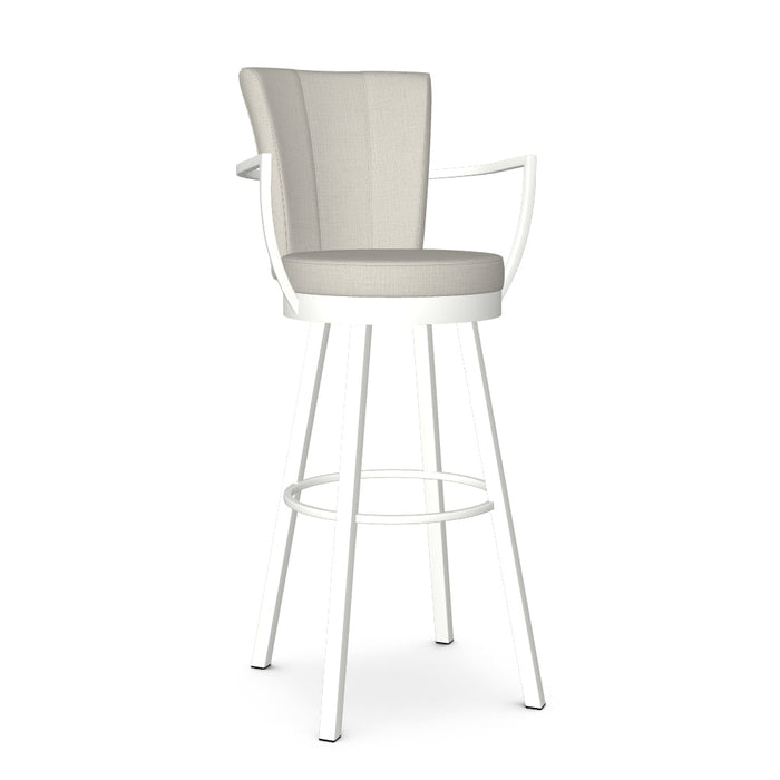 Cardin Swivel Spectator Stool - Upholstered