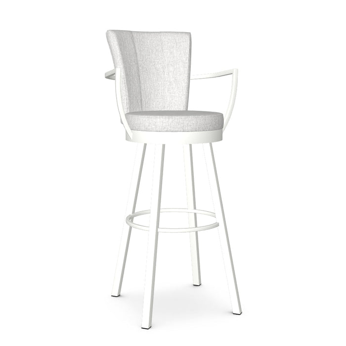 Cardin Swivel Spectator Stool - Upholstered