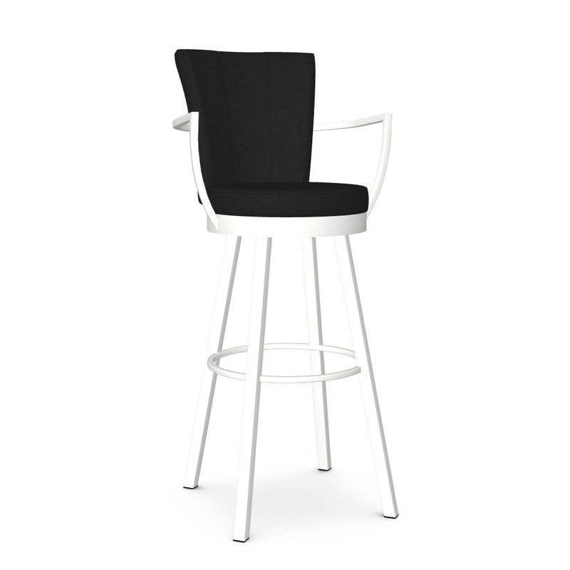Cardin Swivel Spectator Stool - Upholstered