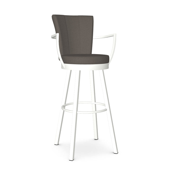 Cardin Swivel Spectator Stool - Upholstered