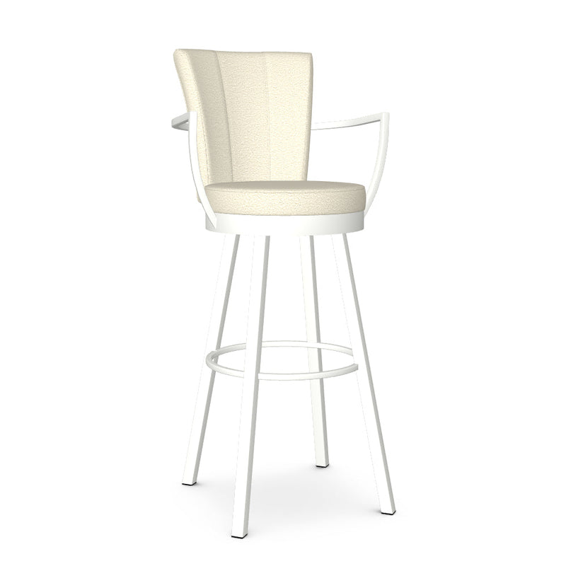 Cardin Swivel Spectator Stool - Upholstered