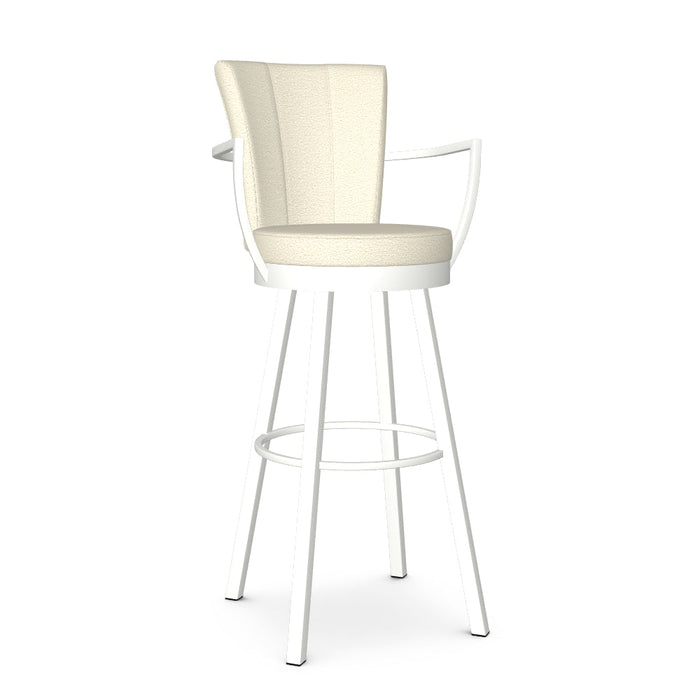 Cardin Swivel Spectator Stool - Upholstered