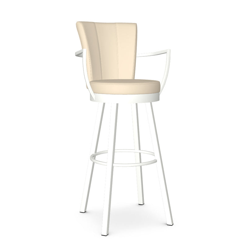 Cardin Swivel Spectator Stool - Upholstered