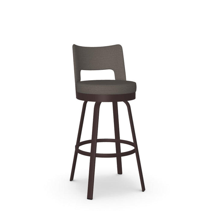 Brock Swivel Bar Stool - Upholstered