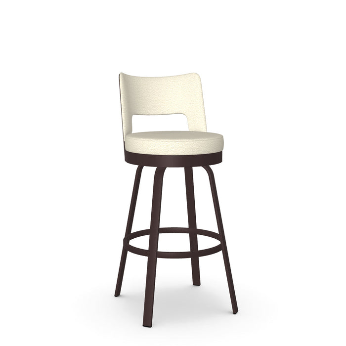 Brock Swivel Bar Stool - Upholstered
