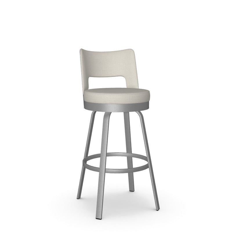 Brock Swivel Bar Stool - Upholstered