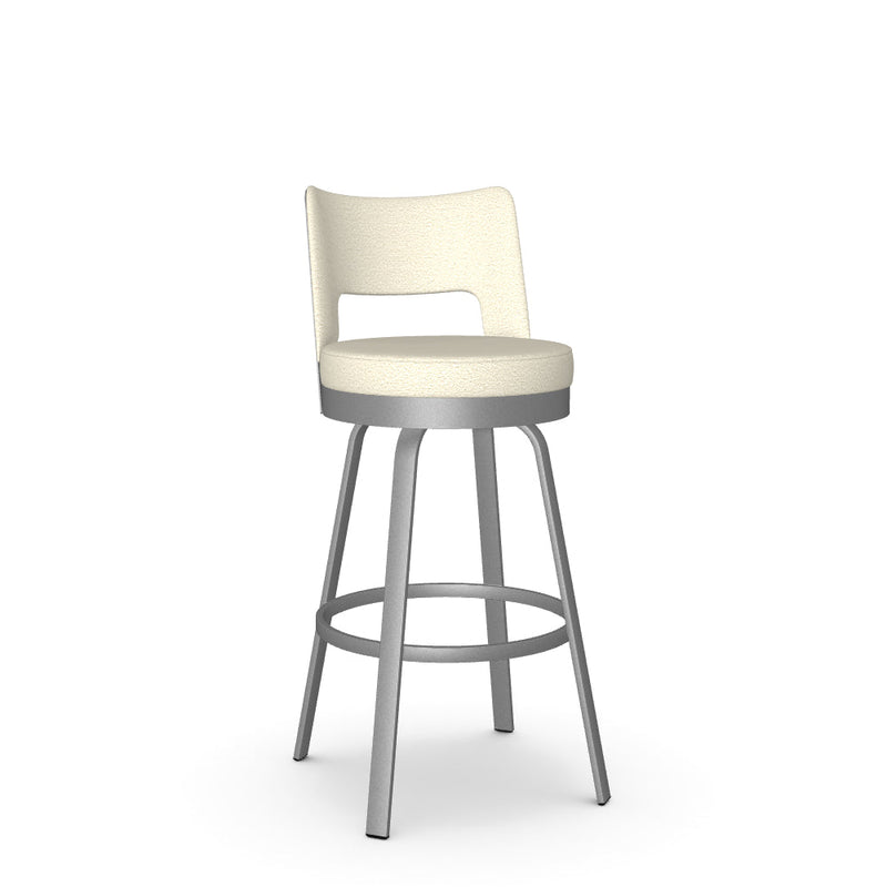 Brock Swivel Bar Stool - Upholstered