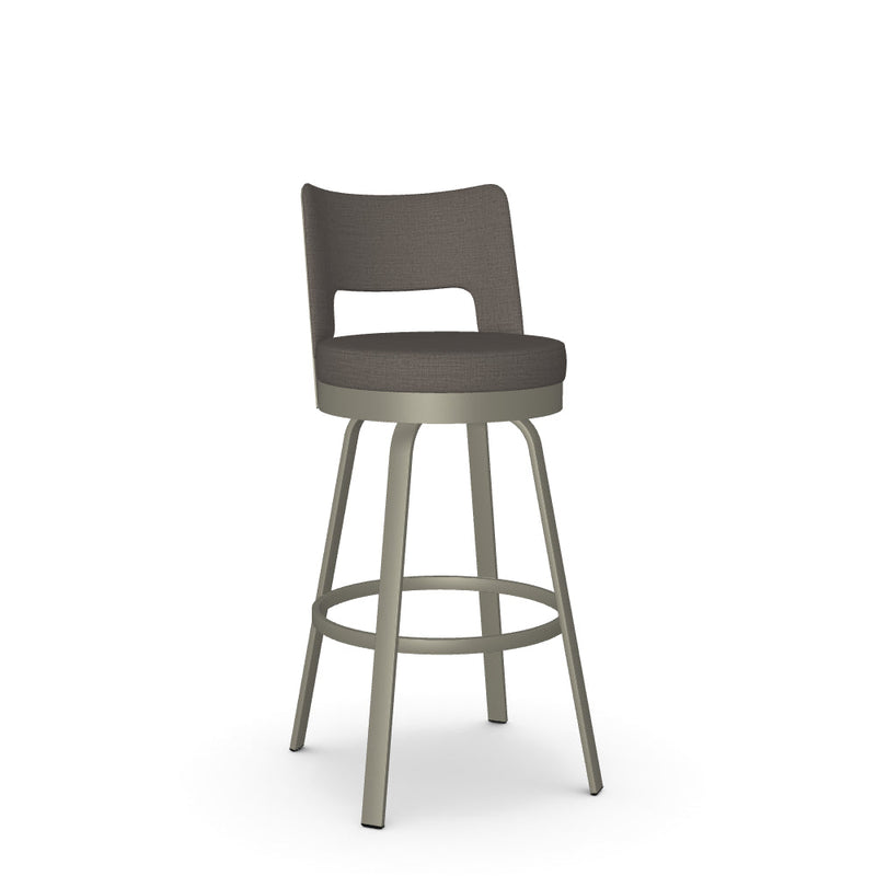 Brock Swivel Bar Stool - Upholstered