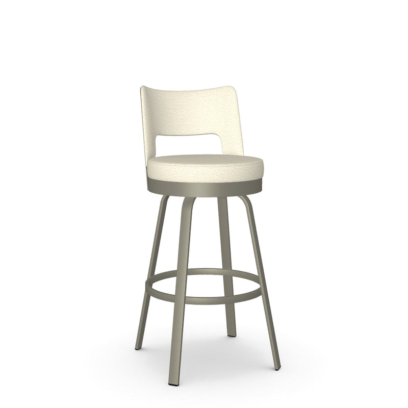Brock Swivel Bar Stool - Upholstered