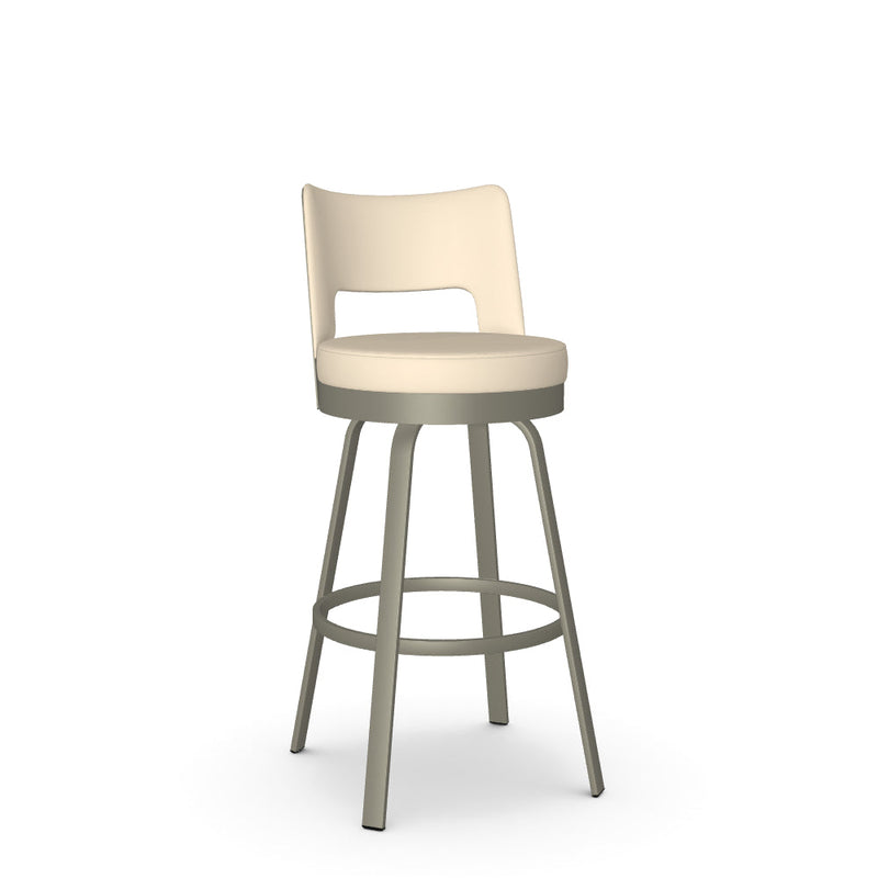Brock Swivel Bar Stool - Upholstered