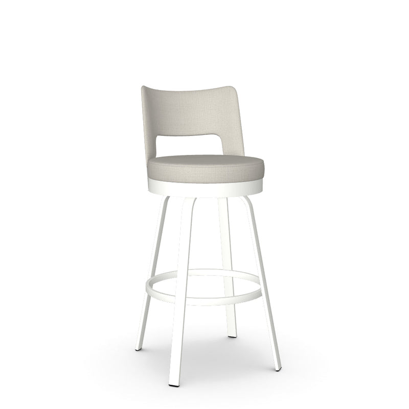 Brock Swivel Bar Stool - Upholstered