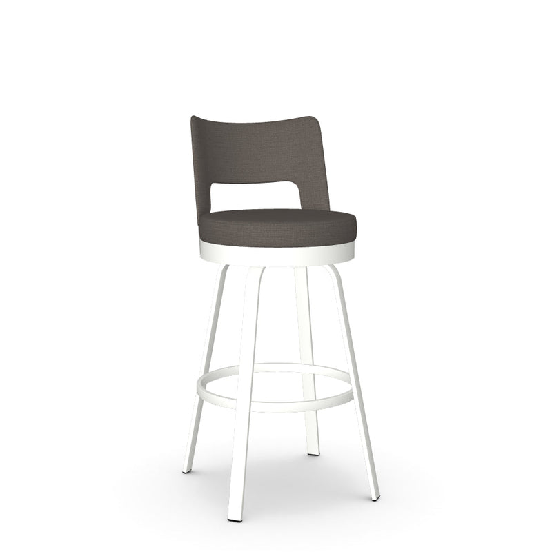Brock Swivel Bar Stool - Upholstered