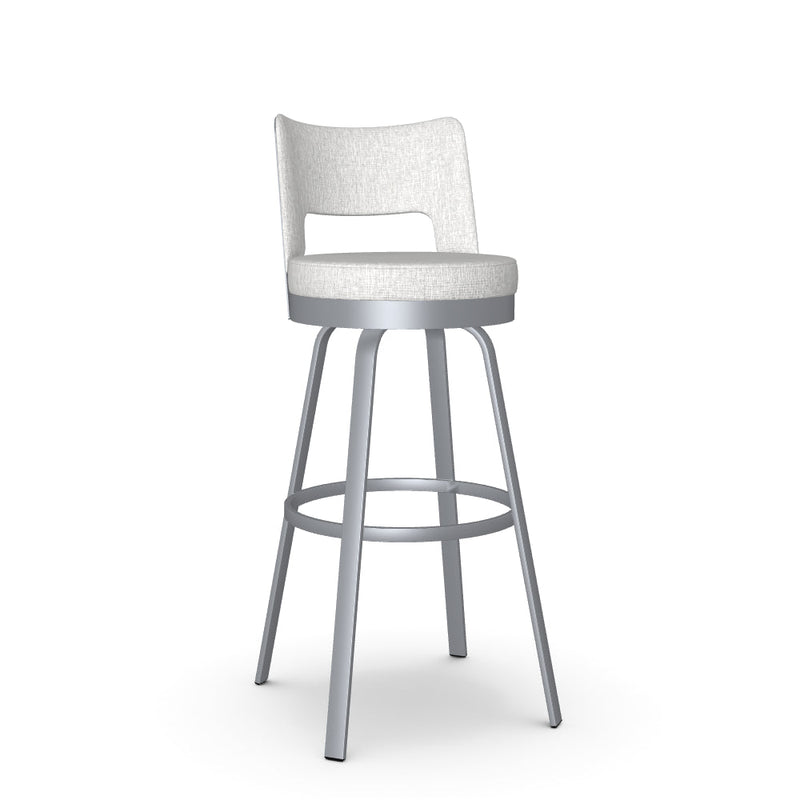 Brock Swivel Spectator Stool - Upholstered