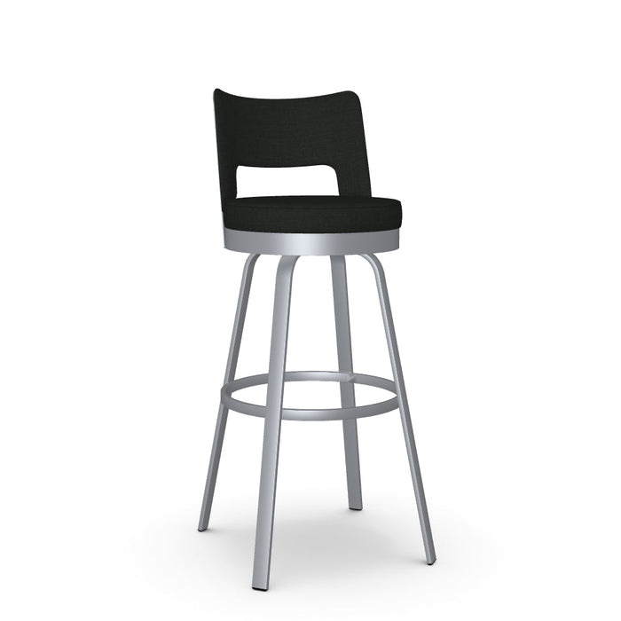 Brock Swivel Spectator Stool - Upholstered