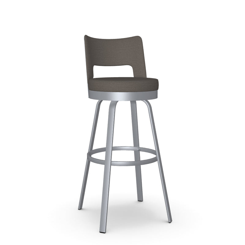 Brock Swivel Spectator Stool - Upholstered