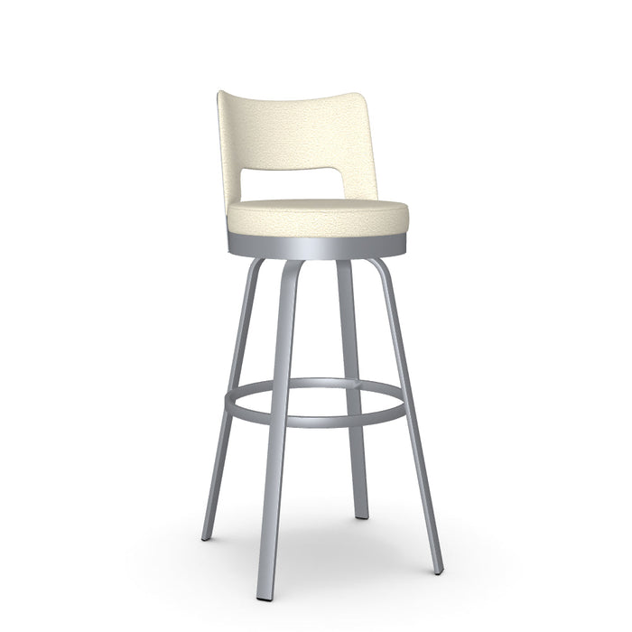Brock Swivel Spectator Stool - Upholstered