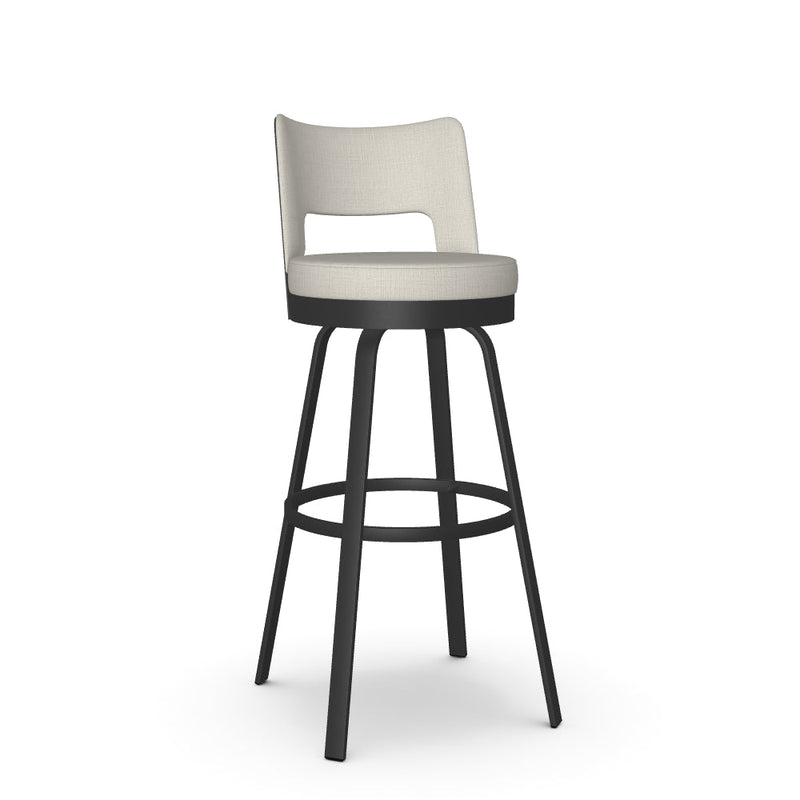 Brock Swivel Spectator Stool - Upholstered