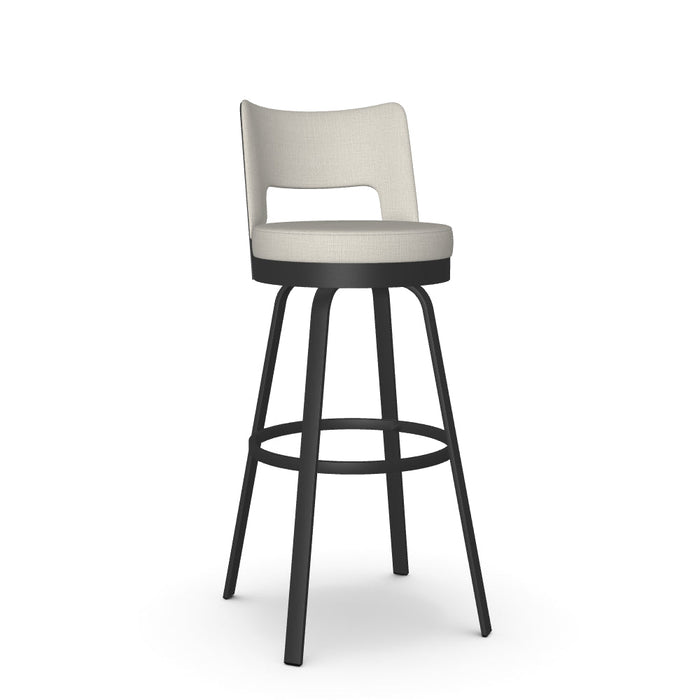 Brock Swivel Spectator Stool - Upholstered