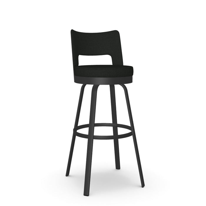 Brock Swivel Spectator Stool - Upholstered