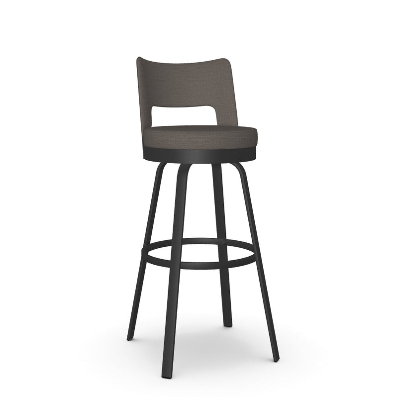 Brock Swivel Spectator Stool - Upholstered