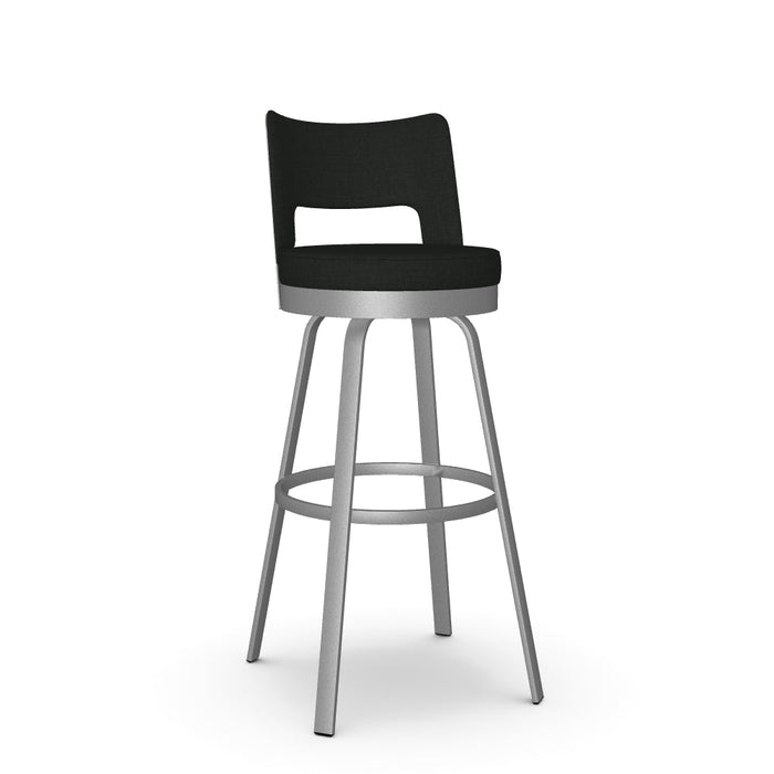 Brock Swivel Spectator Stool - Upholstered