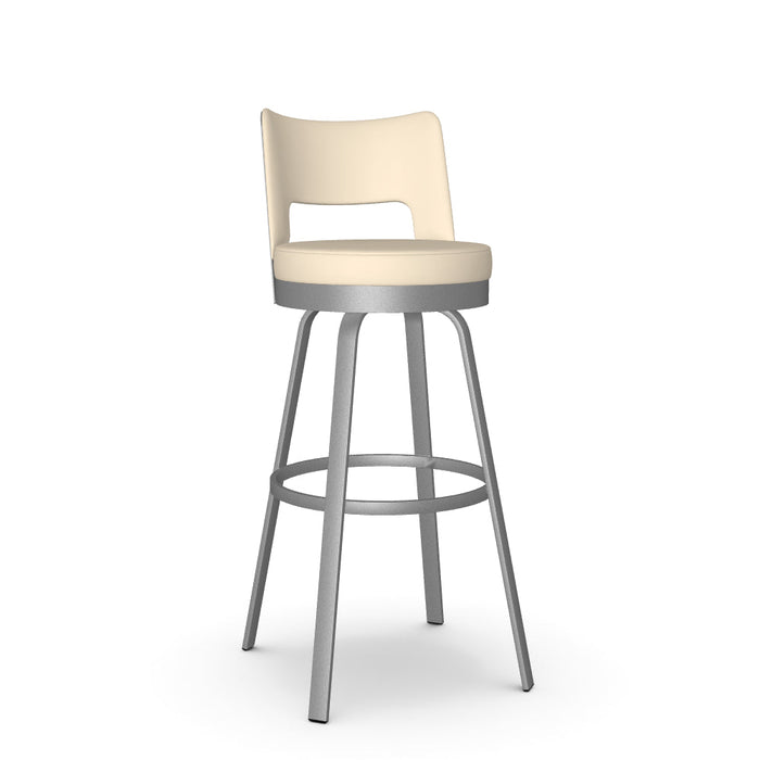 Brock Swivel Spectator Stool - Upholstered