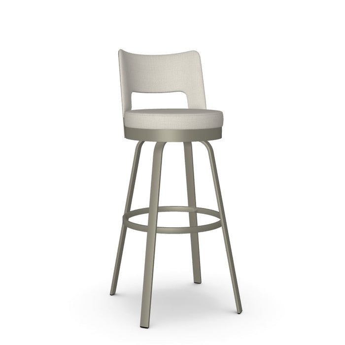 Brock Swivel Spectator Stool - Upholstered